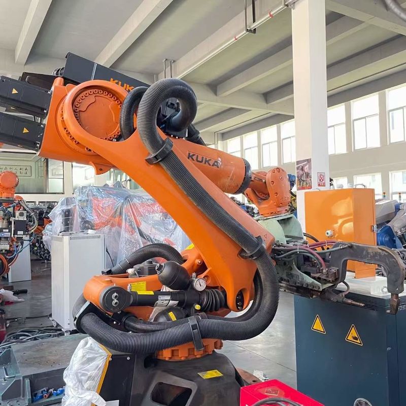 Zainstalowanie na ścianie wykorzystane roboty KUKA z 6 ośmi i IP 65 Bezpieczeństwo 210kg Super ładunek pojemność!