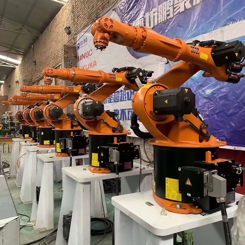 Zainstalowanie na ścianie wykorzystane roboty KUKA z 6 ośmi i IP 65 Bezpieczeństwo 210kg Super ładunek pojemność!