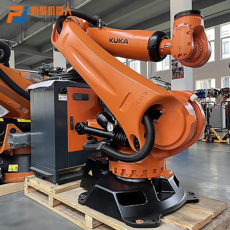KUKA KR210 R2700 KRC4 Spawanie łukowe, spawanie punktowe, obróbka prasowa, paletowanie, załadunek i rozładunek części, cięcie