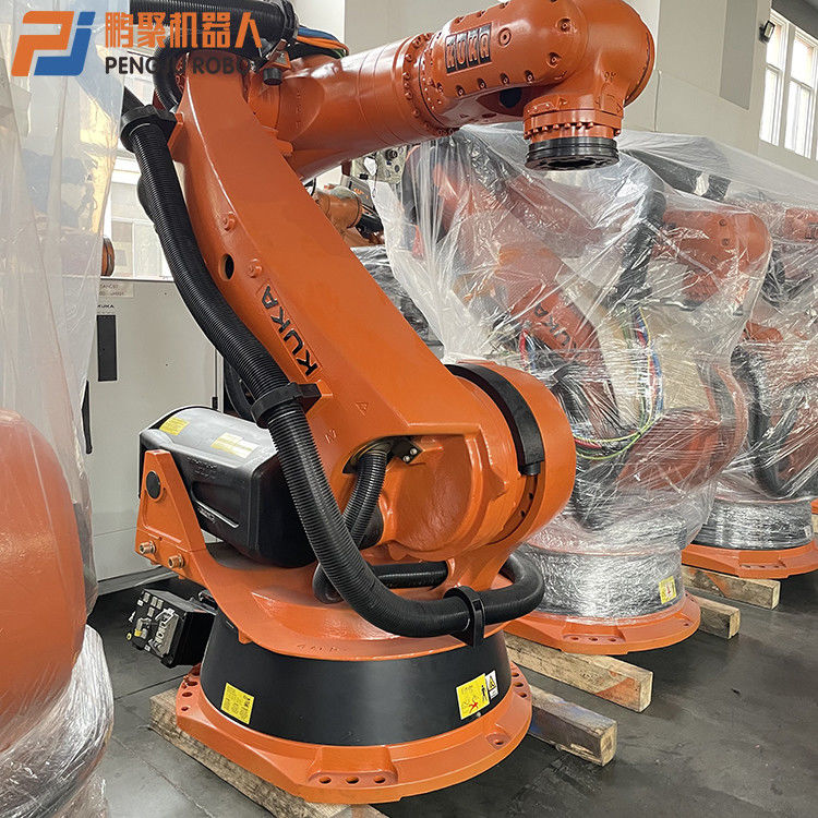 Wykorzystane ramię palletyzacyjne robota Kuka do obsługi, paletyzacji, rozładunku, manipulatorze, ramieniu robotycznym