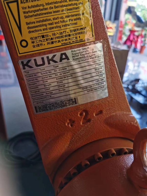 KUKA KR5 R1400 KRC4 Obsługa części, pomiar, montaż części, klejenie - wiązanie kleju, spawanie łukowe