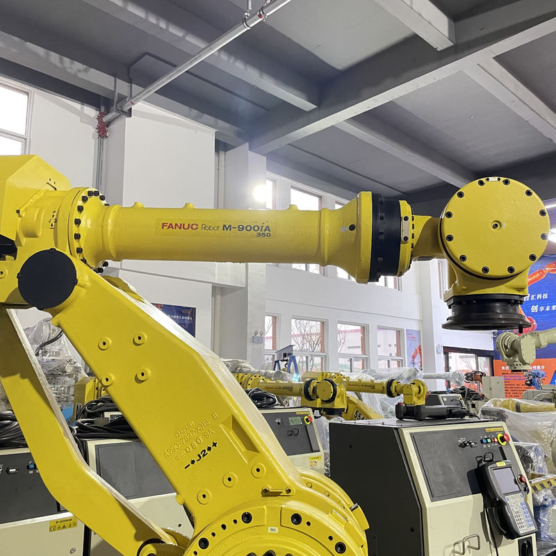 Robot przemysłowy 6 osi Fanuc M-900iA/350 Robot spawalniczy 350kg ładunek użyteczny 2655mm zasięg do obróbki, polerowania, montażu i klejenia