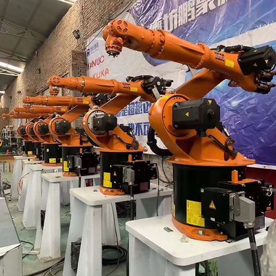 Zainstalowanie na ścianie wykorzystane roboty KUKA z 6 ośmi i IP 65 Bezpieczeństwo 210kg Super ładunek pojemność!