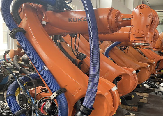 IP 65 Bezpieczeństwo KR210 Robot paletyzujący Idealne rozwiązanie dla potrzeb opakowań Kup i zyskaj! KUKA KR210 z 2700mm Ultra - długim zasięgiem, w pełni dostosowany do zastosowań przemysłowych